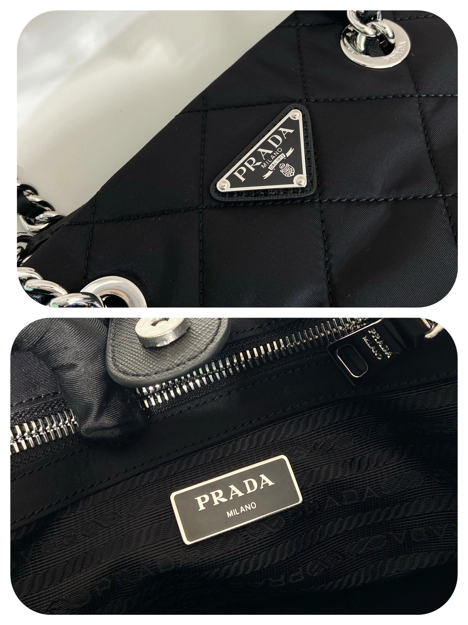Pra*a top handle bags 4099a-0148